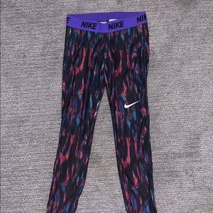 Nike Pro colorful leggings